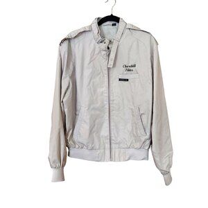 Vintage 1980's Tan Member's Only Jacket Size 42 Church hill films